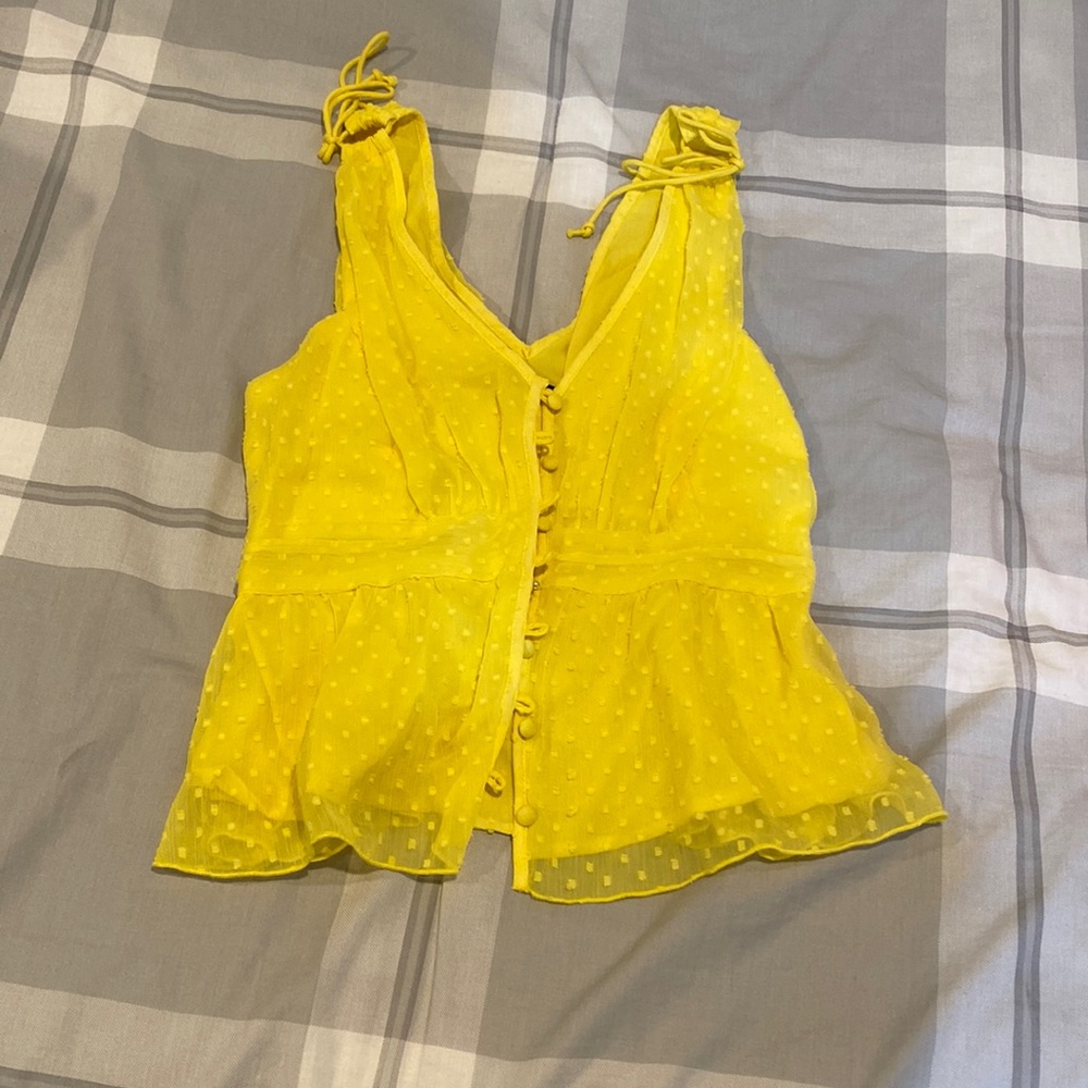 Abercrombie & Fitch Peplum Tank